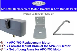 Bundle Pack Extra Heavy Duty Folding Arms Motor, Forward Mount Bracket & Arm - Picture 1 of 6