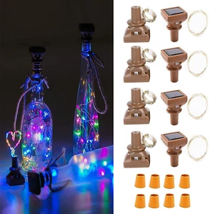 8 Pack Solar Powered Wine Bottle Lights, 20 LED Waterproof Outdoor Solar Fair... - Picture 1 of 1