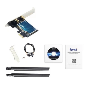 Carte WiFi5 1200M 4.2 Bluetooth 2.4G+5G double bande bureau intégrée PCI-E3817 - Photo 1/7
