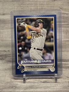 MF 2022 Topps Serie 2 511 Jake Cronenworth AZUL REAL Paralelo San Diego Padres - Imagen 1 de 2