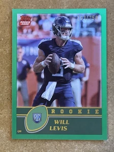 2024 Topps Composite Will Levis Rookie Grün Holo Refraktor /250 Titans RC #423 - Bild 1 von 2