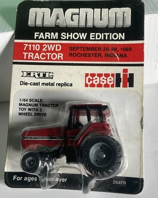 Ertl Case/IH 7110 Magnum Tractor 1989 Farm Show  NOC - Image 1 of 3