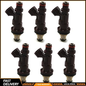 6 PIEZAS Inyectores de Combustible 23250-62040 para TOYOTA 1998-2004 Tacoma 02-04 Tundra 3,4L V6 - Imagen 1 de 4
