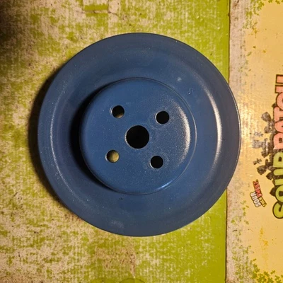 63-67 Cadillac Deville Eldorado Fleetwood 429 Engine Water Pump Pulley 3 Groove - Image 1 of 3