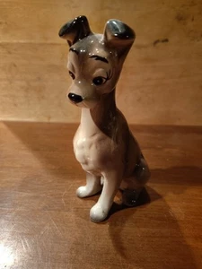 Disney Lady and the Tramp - TRAMP Keramik Hund Figur Japan 6" - Bild 1 von 6