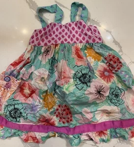 Vestito bambina Matilda Jane Heads Up Seven Up 6 pasquali floreale girocollo con volant - Foto 1 di 3