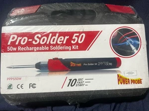 Power Probe PPPS50W Pro-Solder 50 Rechargeable Soldering Iron Kit - Picture 1 of 6
