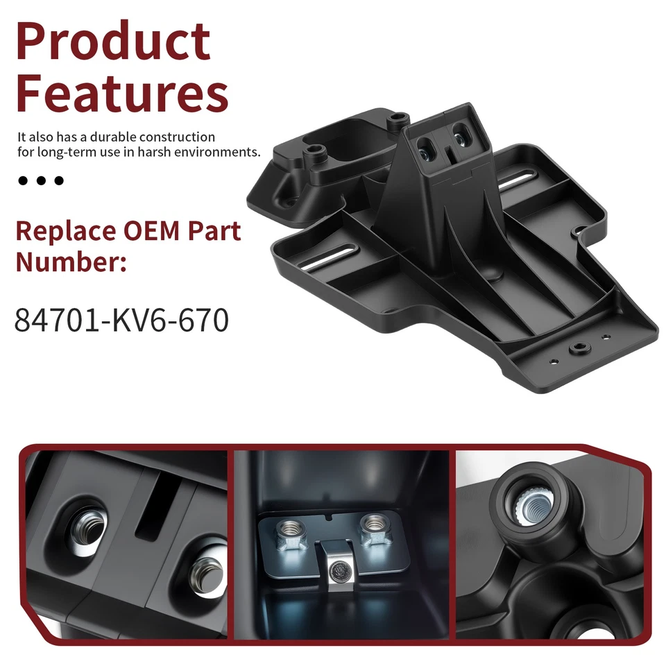 Soporte de matrícula para Honda XR250L XR650L 1991 1992 1993 -2024 84701-KV6-670 Foto 1 de 4