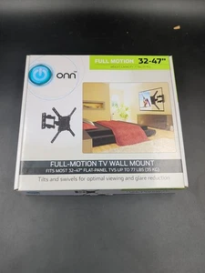 ONN Full Motion 32 - 47" TV Mount, ONA18TM003, 77 lb Max Loading Weight - Picture 1 of 2