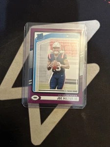 2024 Panini Donruss - Rated Rookie Joe Milton III #319 Purple Press Proof (RC) - Picture 1 of 2