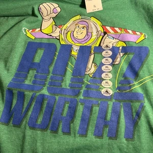 T-Shirt DISNEY BUZZ LIGHTYEAR Youth Taglia XL Maglietta Ufficiale PIXAR Autentica NUOVA ETICHETTA - Foto 1 di 5