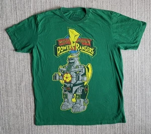 Mighty Morphin Power Rangers Super Legends Mens Large Green Graphic T Shirt - Picture 1 of 13