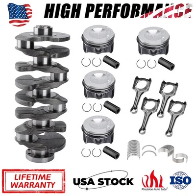 Cigüeñal 06L105101D y varilla de cono y pistón y cojinete para Audi A4 A6 Q5 Q7 2.0T Foto 1 de 4