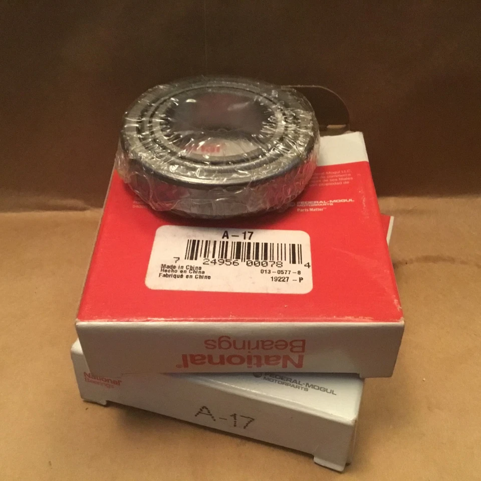 National  bearings  A-17   brand new in box 2 pcs nos dodge Porsche Volvo jag - Image 1 of 1