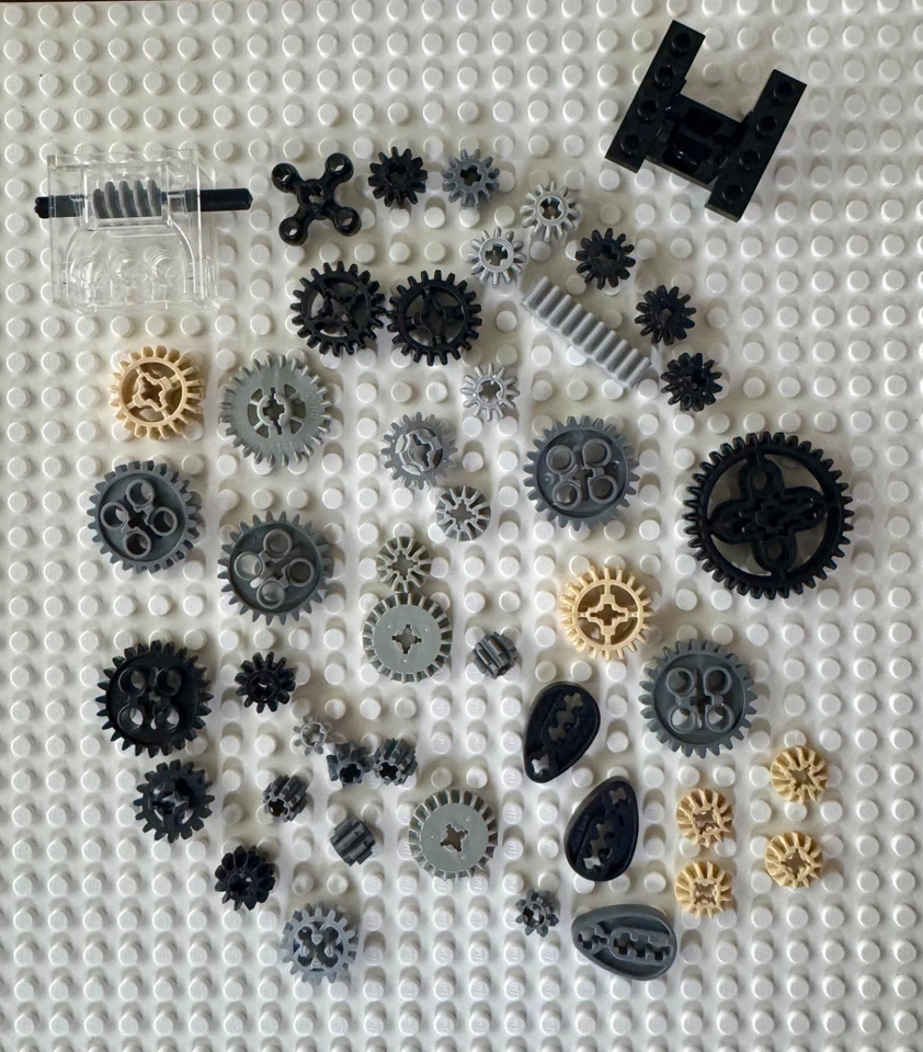 LEGO Large Lot of Technic Gears, Cams, and Gear Boxes  (Exactly As Pictured) - Image 1 of 1