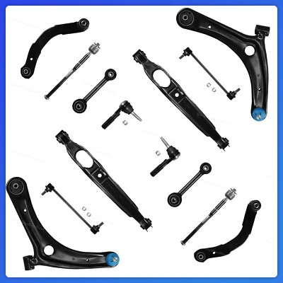 14pc Front Rear Control Arms Tie Rods Sway Bars For Jeep Compass Patriot Caliber Foto 1 de 4