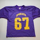 Ephrata Football Jersey Youth Boys XL Purple Pennsylvania Alleson Y2k ?51