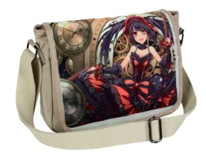 DATE A LIVE Kurumi Tokisaki Anime Manga Tragtasche Tasche Messenger Bag Leinwand - Picture 1 of 5