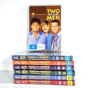 Two And a Half Men DVD TV Series Complete Seasons 1 2 3 4 5 6 7 R4 Charlie Sheen - Picture 1 of 16