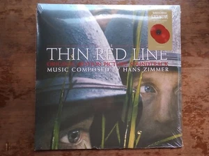 The Thin Red Line Soundtrack Sealed 12" 2xLP Hans Zimmer 2022 Sony Red Vinyl - Picture 1 of 2