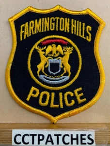 FARMINGTON HILLS, MICHIGAN POLICE SHOULDER PATCH MI - Picture 1 of 2