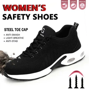 ZAPATOS DEPORTIVOS DE BURBUJAS DE SEGURIDAD PARA HOMBRES Y MUJERES ULTRALIGEROS CON PUNTERA DE ACERO - Imagen 1 de 11