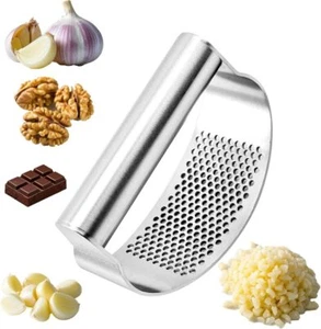 316 Stainless Steel Garlic Press Rocker Set-Premium Garlic Mincer Garlic Crusher - Picture 1 of 7