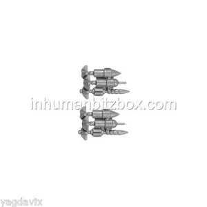 D2V42 MUNITION MISSILE x2 DEVASTATOR SPACE MARINE WARHAMMER 40000 BITZ W40K 97*2 - Picture 1 of 1
