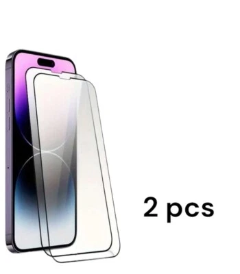 2x Displayschutz Panzerfolie für iPhone 17 16 15 14 13 12 11 Pro Max Schutzglas - Bild 1 von 4