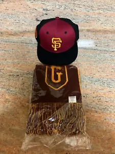 NUEVO: Gorra de béisbol y bufanda de Harry Potter Gryffindor de los Gigantes de San Francisco SGA - Imagen 1 de 5