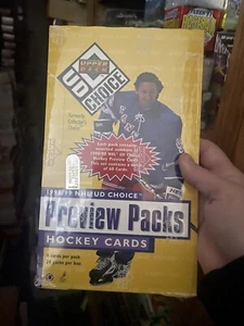 1998-99 UD Choice Hockey Preview Packs Sealed Box 24 Packs Upper Deck - Picture 1 of 2