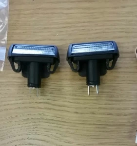 MK1 FIESTA REAR NUMBER PLATE LAMP SET 2 WITH BULBS NEW  - Picture 1 of 1