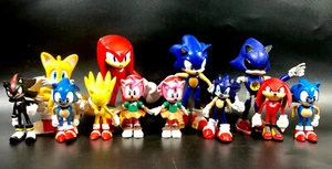12 Sonic the Hedgehog Action Figure & PVC Lot ~ Jakks Sega Tomy Metal Tails Rose - Picture 1 of 6
