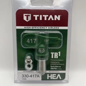 TITAN TR1 330-417A Reversible Spray Tip Sray Latex At 1000 PSI Made In Usa - Picture 1 of 7