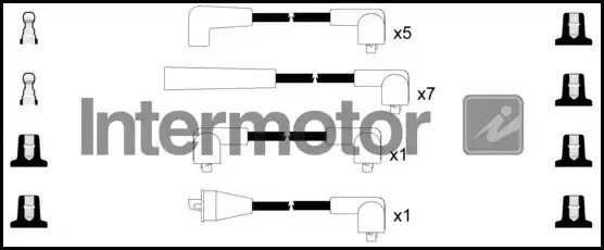 Ignition Cable Kit STANDARD 73831 - Image 1 of 1