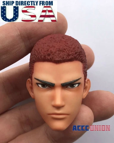 1/6 Sakuragi Hanamichi Male Head Sculpt Slam Dunk For 12" Hot Toys PHICEN Figure Cover