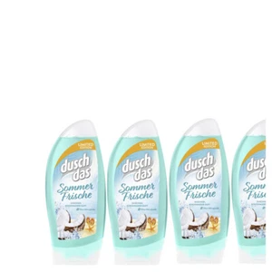 4x250ml Duschdas Duschgel Sommer Frische Kokoswasser-Duft  - Bild 1 von 1