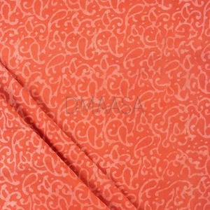 1 Yard Indian Hand Block Floral Print Soft Fabric Cotton Sanganeri Dabu Fabric - Bild 1 von 5