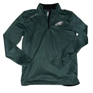 NFL Philadelphia Eagles Kids Quarter Zip Long Sleeve Size Large 14/16 - Picture 1 of 4