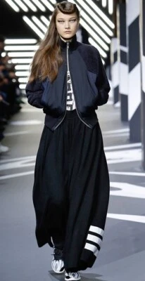 Chaqueta Bomber Adidas Y3 Yohji Yamamoto 2014-2015 Otoño Invierno Mod Show Talla S  Foto 1 de 4