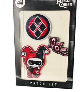Marvel DC Comics Harley Quinn Joker 3 Stück Mütze, Hemd mit bestickten Patches zum Aufbügeln - Bild 1 von 7