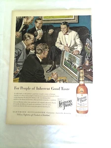 1955 Color Ad Kentucky Tavern Straight Bourbon Whiskey - Bild 1 von 1