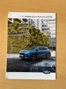 FORD PUMA OWNER GUIDA DI RIFERIMENTO RAPIDO 2019-2025 MANUALE GUIDA **SPEDIZIONE GRATUITA** - Foto 1 di 1