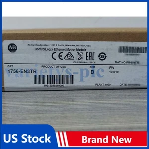 New Sealed  AB 1756-EN3TR /B ControlLogix 2 Port EtherNet Bridge US Free Tax - Picture 1 of 1