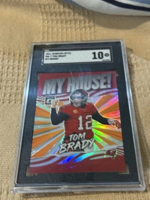 Tom Brady 2021 Optic My House Silver Sgc 10 Foto 1 de 2
