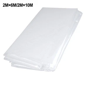 Protective Clear Polythene Plastic Sheeting for Greenhouse Roof DIY Cover - Picture 1 of 36