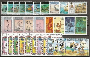 TURKS & CAICOS ISLANDS 1983/84 "Commemorative Sets" MNH - Picture 1 of 1