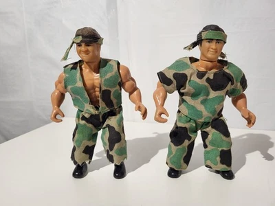 Remco AWA NWA WWF WWE Gagne's Raiders Wrestling Figures Curt Hennig Greg Gagne - Image 1 of 4