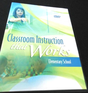Classroom Instruction That Works DVD, ELEMENTARY SCHOOL from ASCD - Picture 1 of 2