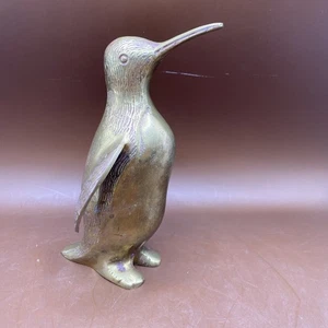  Vintage Sammlerstück Pinguin massiv Messing  - Bild 1 von 5